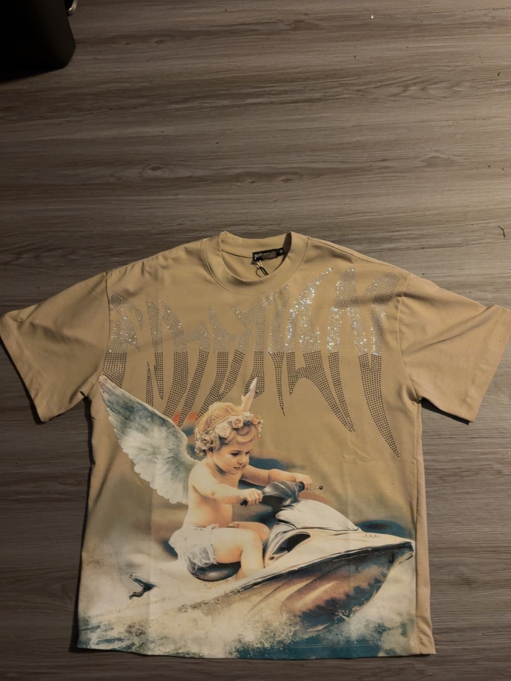 MIXED EMOTIONS JETSKI RHINESTONE TEE